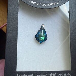 Swarovski Crystal pendant in box. Electric blue. Stunning pendant new in box.